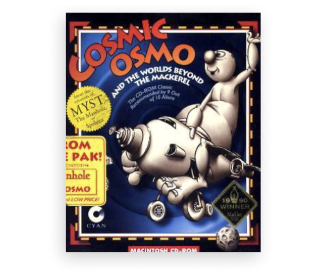 Game Artwork for Cosmic Osmo and the Worlds Beyond the Mackerel